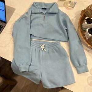 Comfy Shorts & Half Zip Set